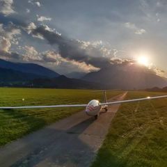 Flugwegposition um 16:29:36: Aufgenommen in der Nähe von Innsbruck, Österreich in 514 Meter